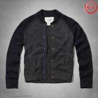 heren abercrombie and fitch truien baseball-stil houtskool donkerblauw Outlet Utrecht 3gfzi890